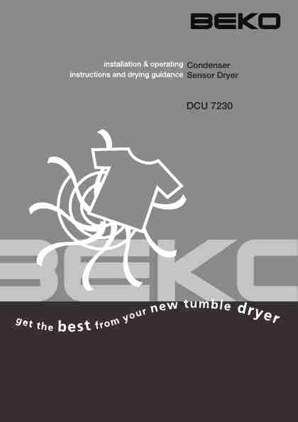 Beko Clothes Dryer DCU 7230-page_pdf